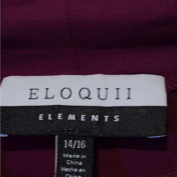Eloquii Elements Mock Neck Puff Sleeve Blouse – Loose Fit Size 14/16 - Picture 2 of 7